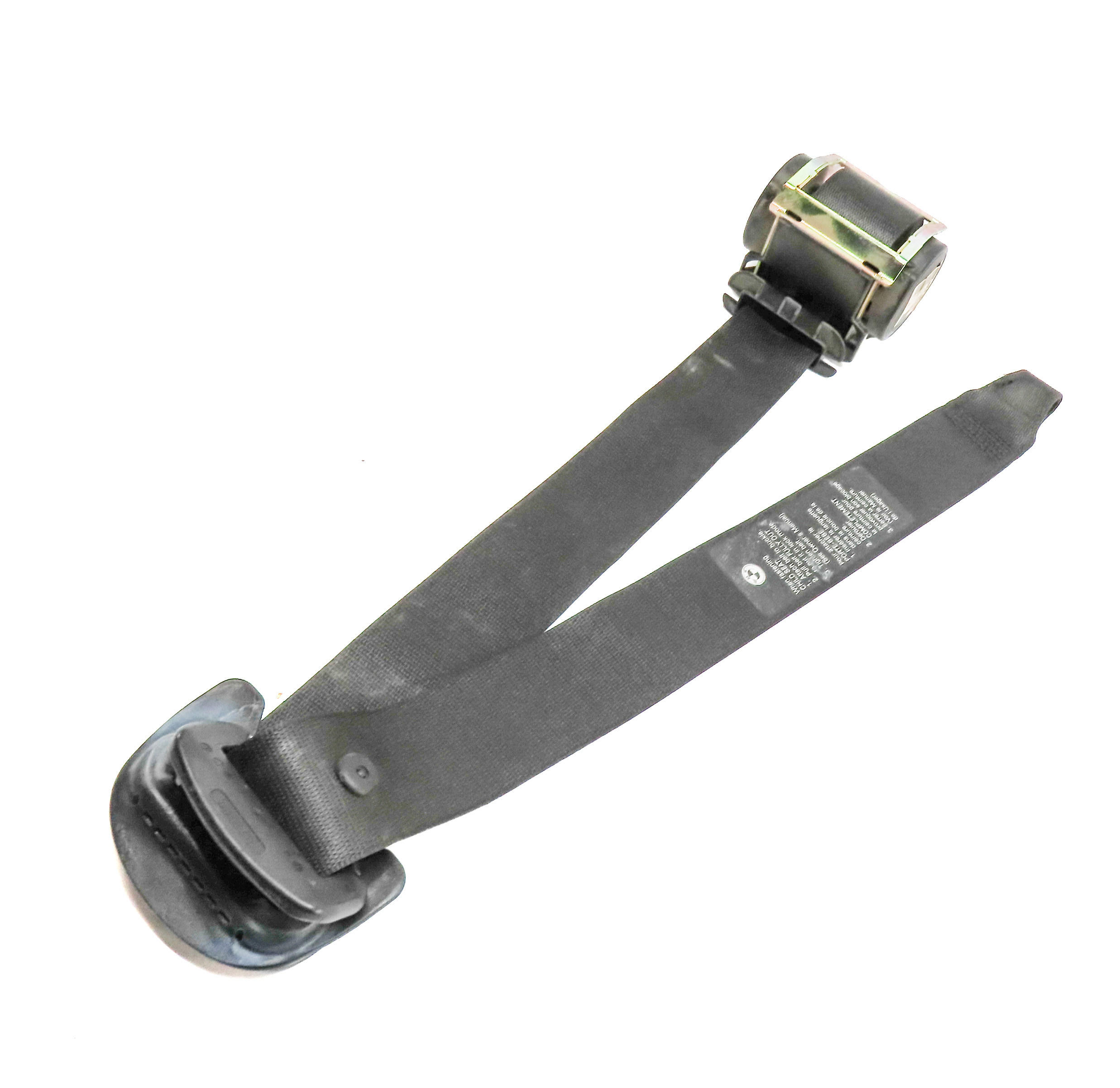 02-06 BMW 3 SERIES M3 E46 COUPE FRONT RIGHT PASSENGER SEATBELT RETRACTOR (Gray) — exact item pictured